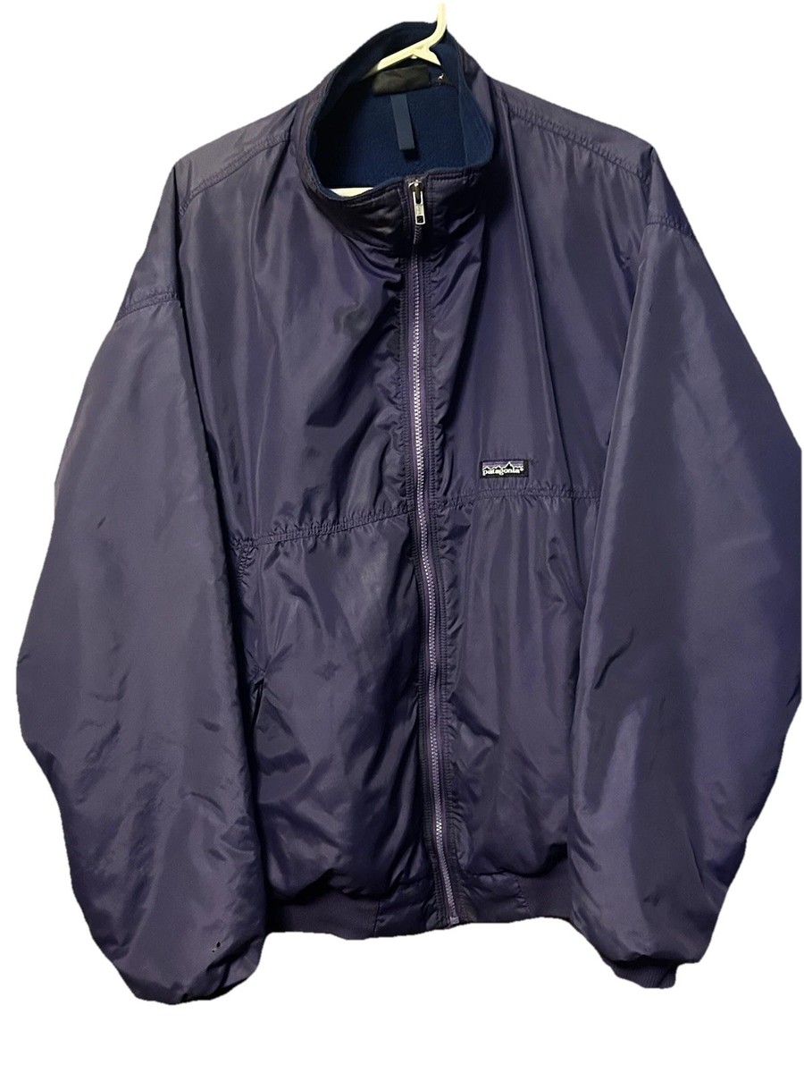 Patagonia Vintage 90s Bomber Fleece Lined Oversized Baggy Gorpcore