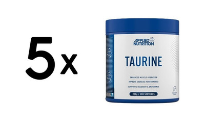 5 x Applied Nutrition Taurine, 1000mg - 200g (41,99 EUR/kg)