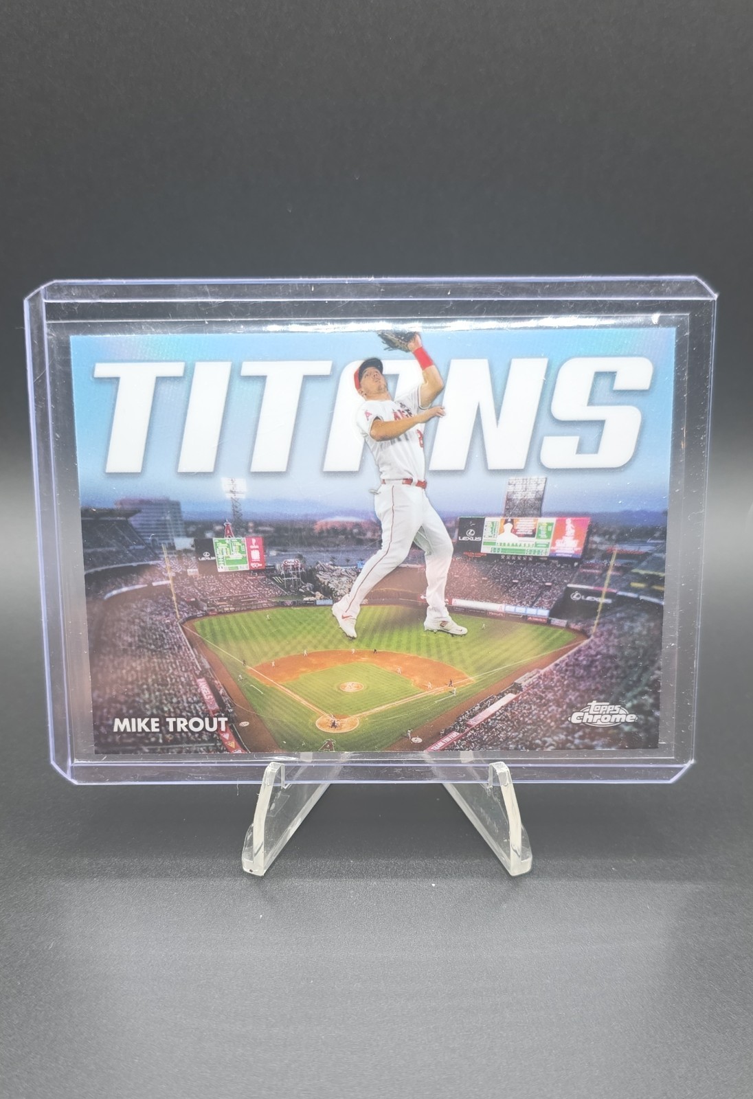 2023 Topps Chrome - Chrome Titans Mike Trout #CT-3