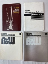Lot of 4 Kodak B W Darkroom Dataguide 1970, 1979, 1980,  1988