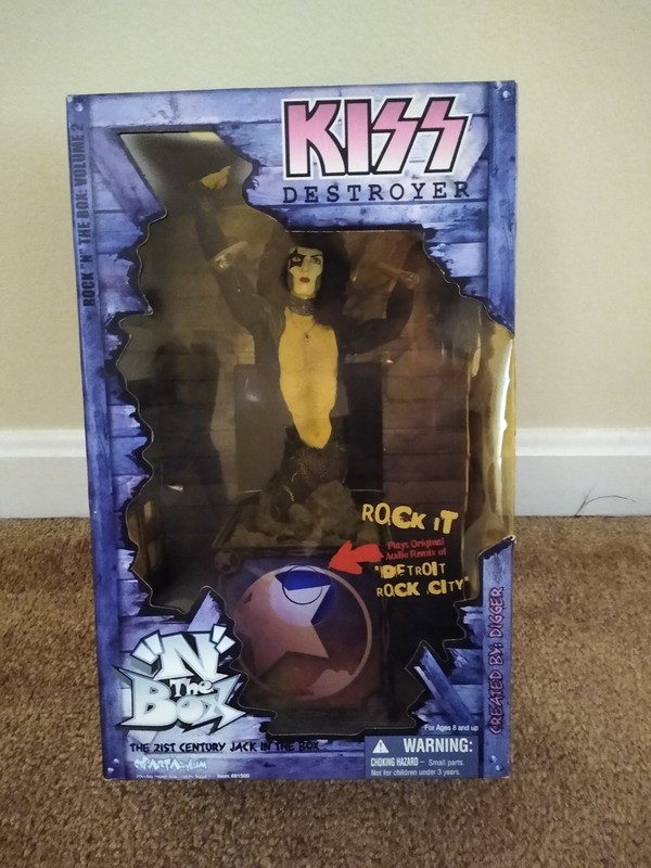 Kiss  Destroyer, Paul Stanley Jack In The Box, Never Been Opened