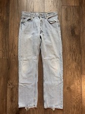 Vintage Levi  s 501 2001 Jeans 30x29 Blue Denim Button Fly 501 Y2K