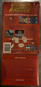 Heavy Barrel NES Low Quality Box And Manual Only NO GAME!!