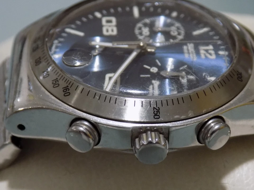 orologio swatch chrono acciaio - Immagine 4 di 4