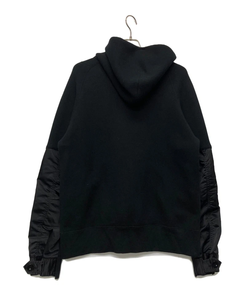 sacai/Nylon Twill Mix Sponge Sweat Blouson Black Size: 4 - Image 2 of 4