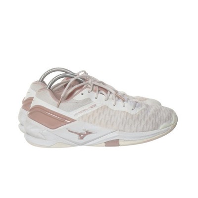 Mizuno, Laufschuhe, Größe: 38 1/2, WAVE STEALTH NEO, Weiß/Beige, Damen #0Y9