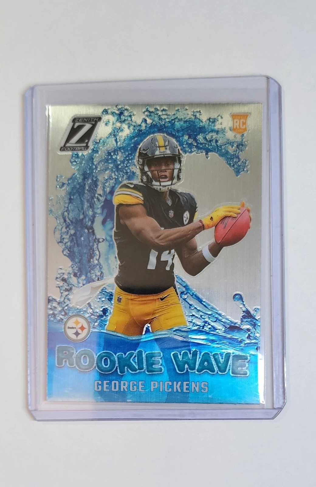 2022 Panini Zenith George Pickens Rookie Wave #RW-GP (RC) Steelers