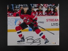 Brenden Dillon Signed Autographed 8x10 Photo New Jersey Devils Hockey JSA COA