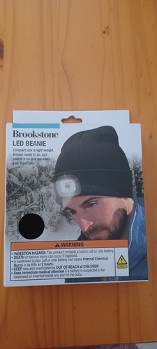 Brookstone LED Beanie Knitted Hat