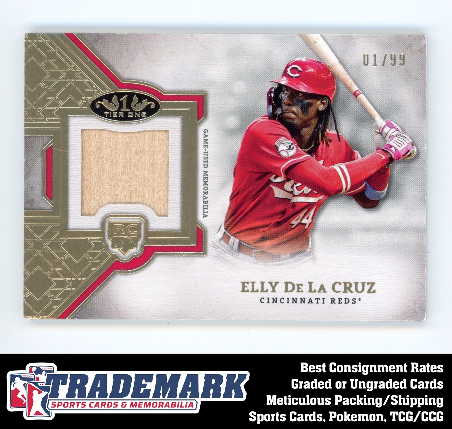 Elly De La Cruz 2024 Topps Tier One #73 Base Price Guide - Sports 