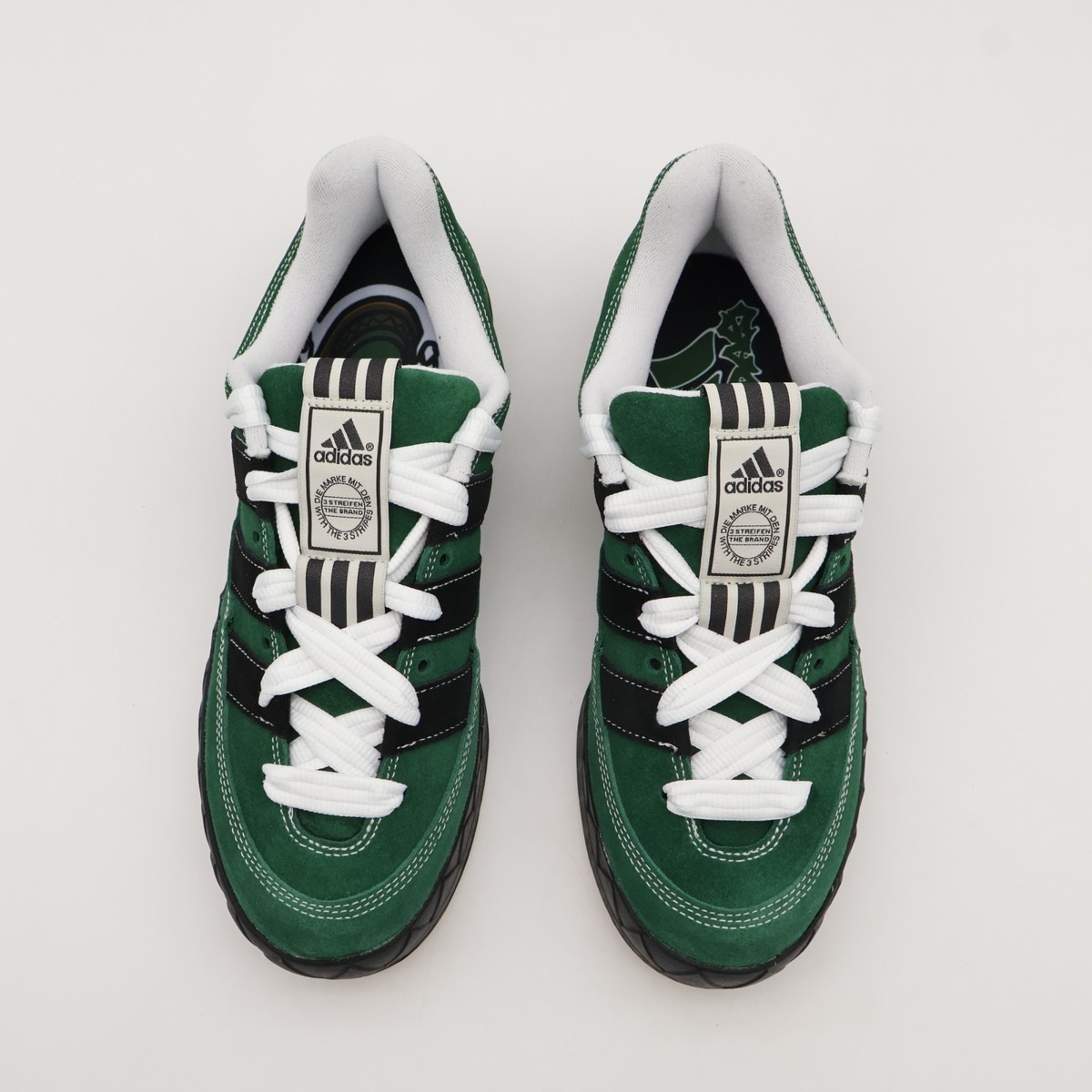 YNuK × adidas Adimatic \"Dark Green 30cm YNuK adidas Adimatic Dark Green Core Black Skate Shoe Men