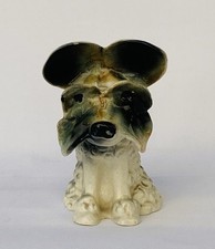 Vintage Ceramic Scottish Terrier Scottie Dog Figurine Made In Japan, 5 1/2  Tall
