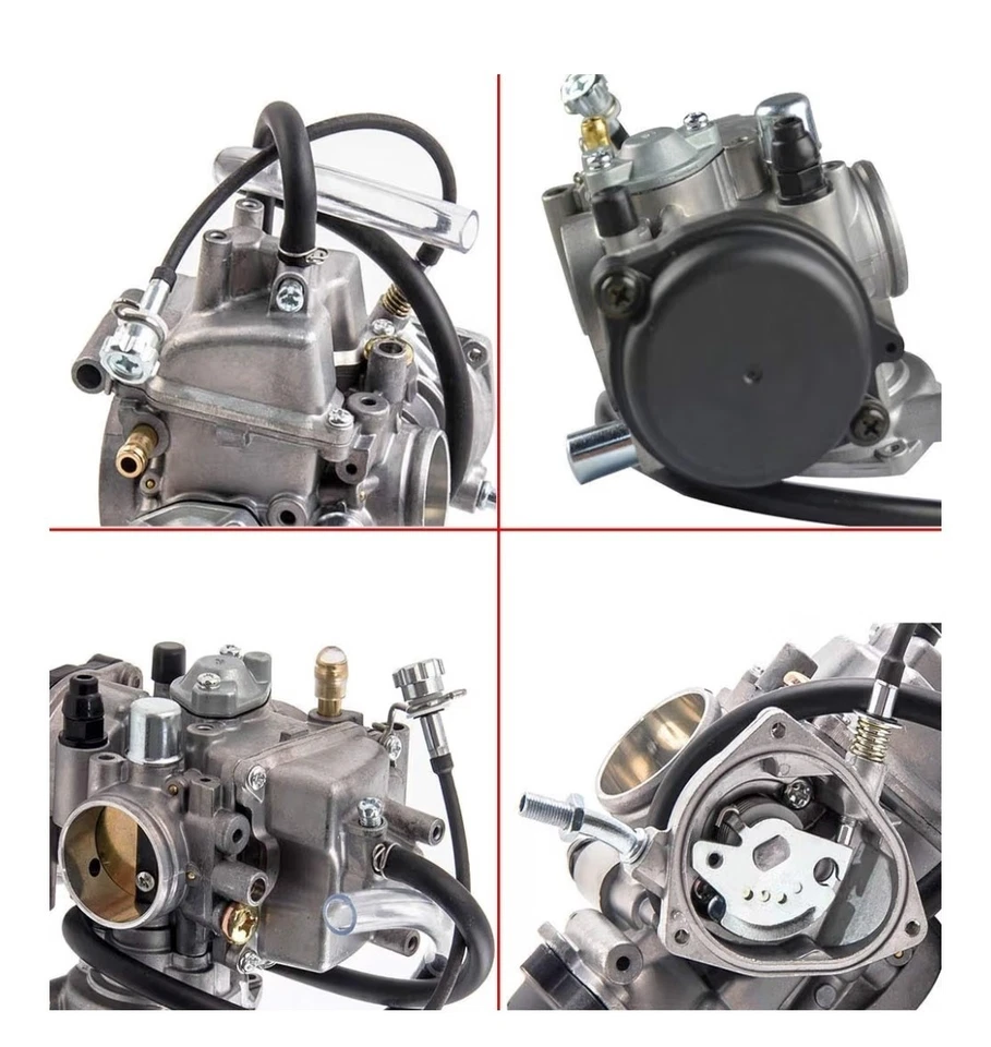 Nuevo juego de carburador para Yamaha Kodiak 400 YFM400 Big Bear 400 2000-2006 Foto 4 de 4