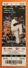 San Francisco Giants Cincinnati Reds Baseball Ticket 6/28 2014 Phillips HR # 173