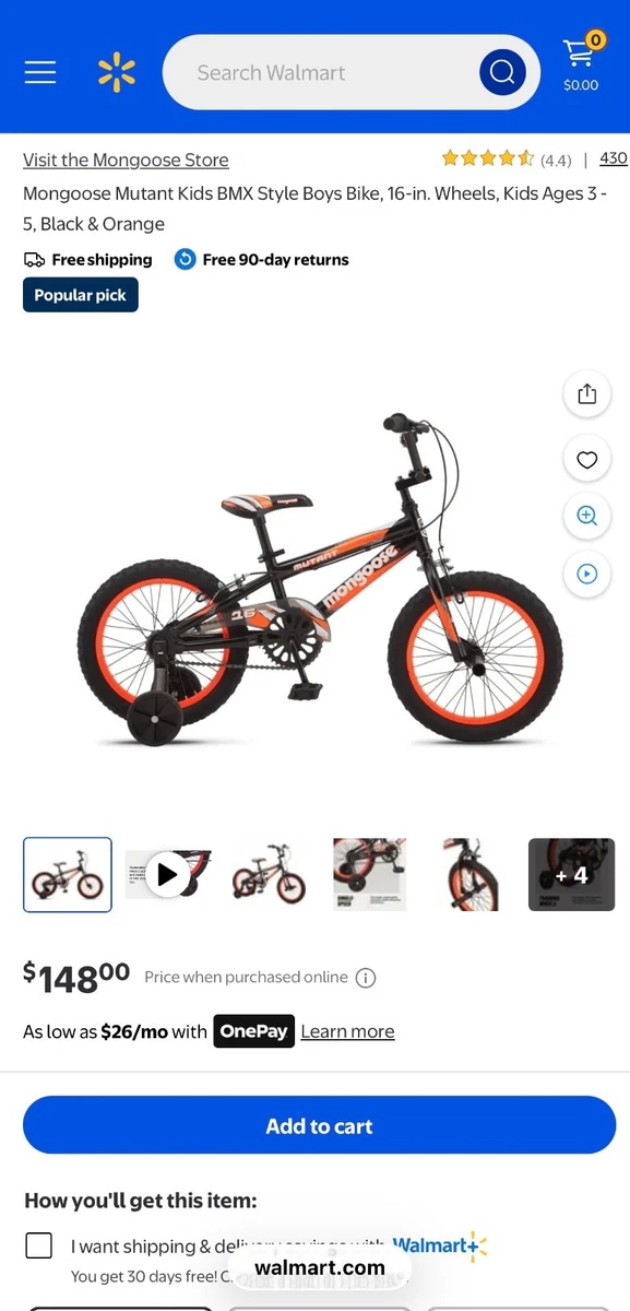 Hot Wheels Kids Bike 16 in Bikes for sale | eBay