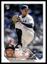 Jhony Brito Rookie 2023 Topps Update New York Yankees #US279