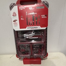 Milwaukee SHOCKWAVE Impact Duty 100pc Drill/Driver Bit Set PACKOUT 48-32-4083
