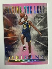 2022-23 Panini Origins Taking The Leap Pink Bennedict Mathurin Rookie 21/99