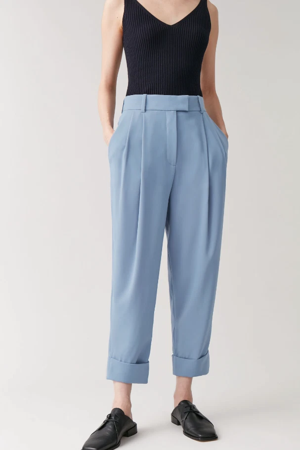 Cos hotsell pleated trousers
