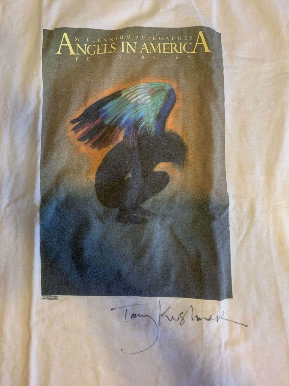 Rare Vtg 1990's Angels in America Milton Glaser T… - image 2