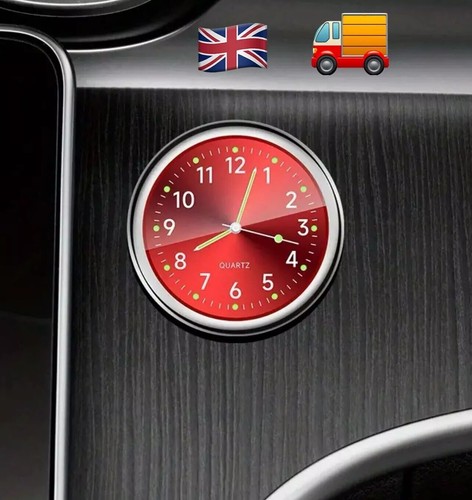 1× Mini Car Dashboard Clock Stick-On Watch Accessories For Truck Boat Vehicle UK - Picture 6 of 9