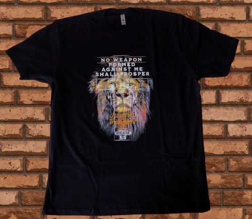 No Weapon Formed Against Me Shall Prosper T-Shirt Heather Gray Gr. XL - Bild 1 von 4