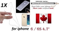 FOR iphone 6 6S 4.7" Crystal Clear case Cover transparent soft silicone TPU 1x !