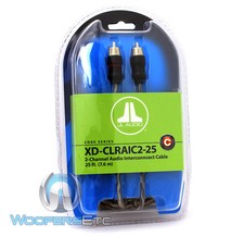 JL AUDIO XD-CLRAIC2-25 25 FT 2-CHANNEL TWISTED RCA CABLE WIRE FOR AMPLIFIER NEW