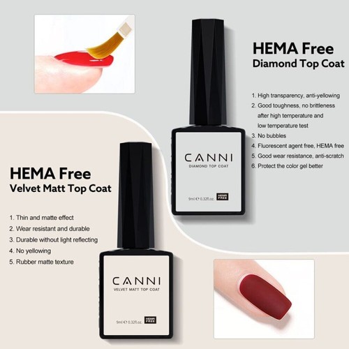 CANNI Hema Free Starry Sky Cat Eye Nail Gel Polish 9ml Varnish Soak Off UV LED - Picture 14 of 34