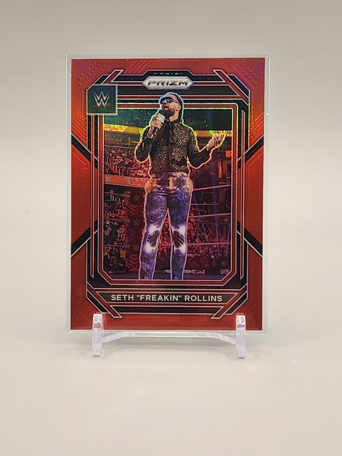 Seth "Freakin" Rollins 2023 Prizm WWE #137 Red Prizm #'d 238/299