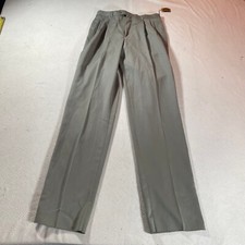 Vintage Wool Pants Womens 31 Gray Pleated Business Slack Jones New York 31x36