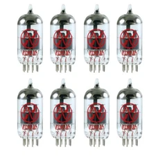 Brand New In Box Gain Matched Octet (8) JJ 12AT7 / ECC81 Vacuum Tubes