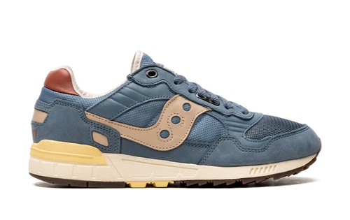 Saucony Shadow 5000 S70776-1 Denim Blue Yellow Men's NEW IN BOX