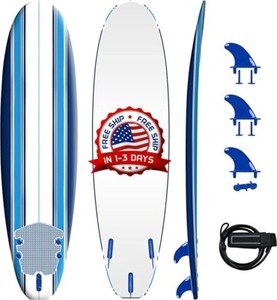 Tabla De Surf De 7' Hecha De Foam Firme y Estable Para Mayor Diversion Nuevo