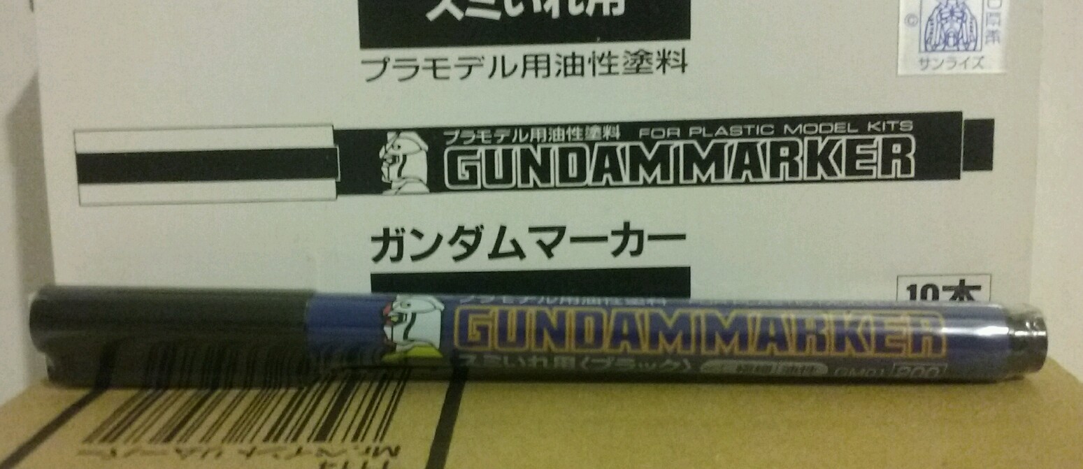 Gunze Sangyo GM01  Black fine line marker. 