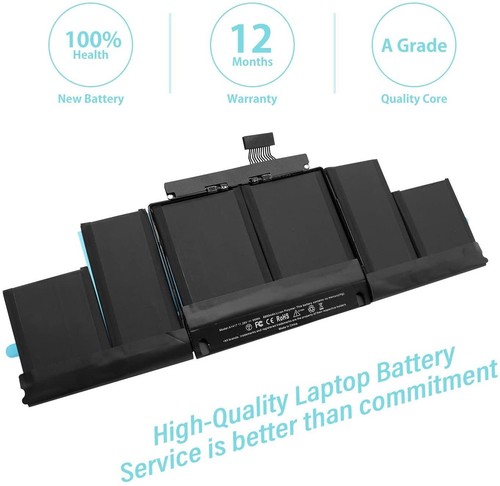 A1417 Battery for Apple Macbook Pro 15 inch A1398 EMC 2512 2673 Retina 2012 2013 - Picture 7 of 24
