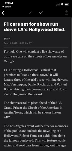 F1 Hollywood Festival 2019 Banner - Picture 4 of 4