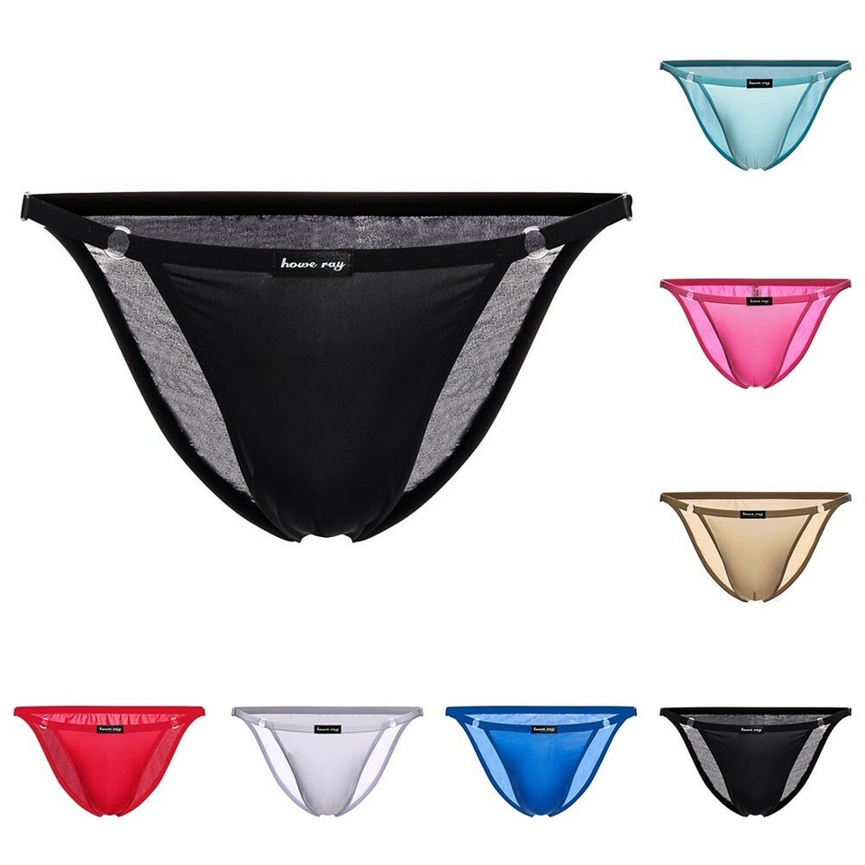 Intimo Da Uomo In Seta Di Ghiaccio Slip Traspiranti Pantaloncini In