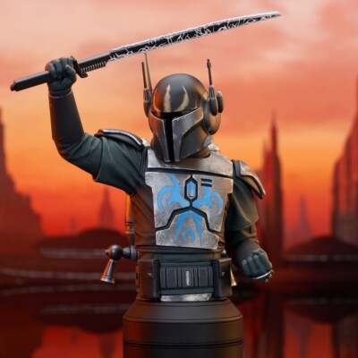 Star Wars Gentle Giant Pre Vizsla SDCC 2023 Exclusive Mini Bust