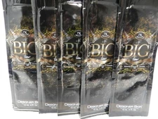 5 PACKS MR. BIG TIME 7X BRONZER FOR MEN MENS TANNING LOTION DESIGNER SKIN RARE!