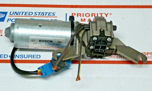 2004 BMW Z4 Convertible Top Motor With Cables Bosch 0390201635 For 2004-bmw-z4-convertible-top-motor-with-cables-bosch-0390201635-for