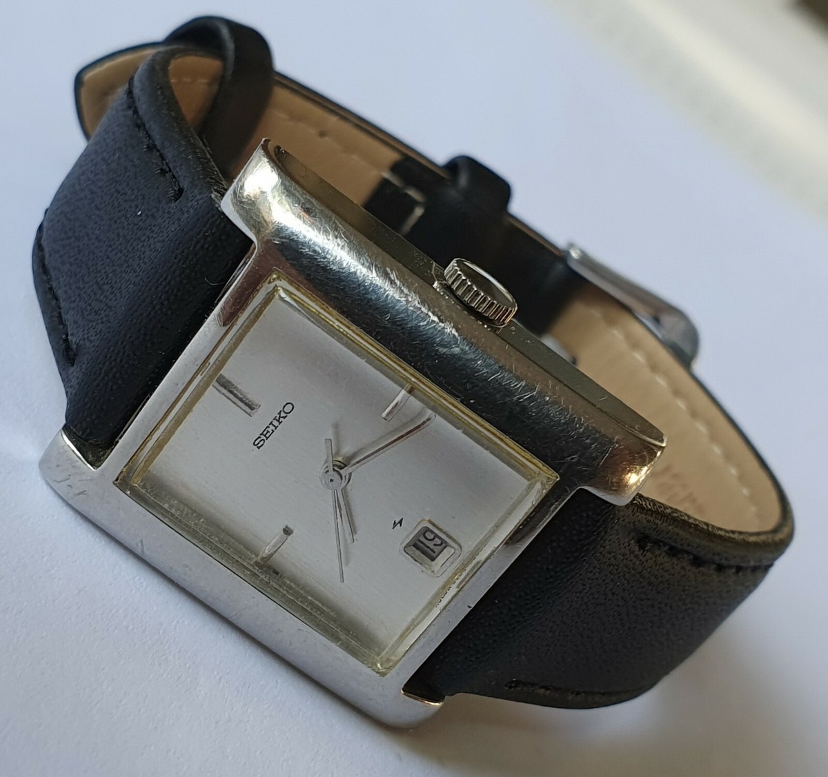 Vintage SEIKO SILVER ANGEL All Steel 17J Cal.2202A No.2202
