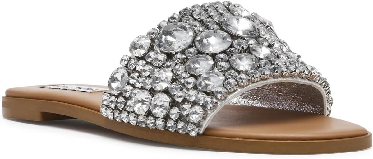 STEVE MADDEN KNICKY Sandals Rhinestone New | eBay