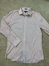 Banana Republic Men  s Shirt Plaid Long Sleeves Size L 100 Cotton Stretch