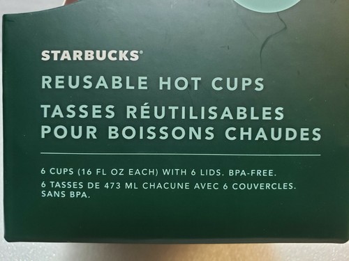 Starbucks Reusable 6 Color Changing Hot Cups Holiday 2020 Zuckerstangen Neu - Bild 9 von 10
