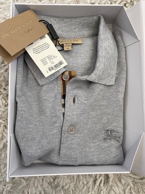 gray burberry shirt
