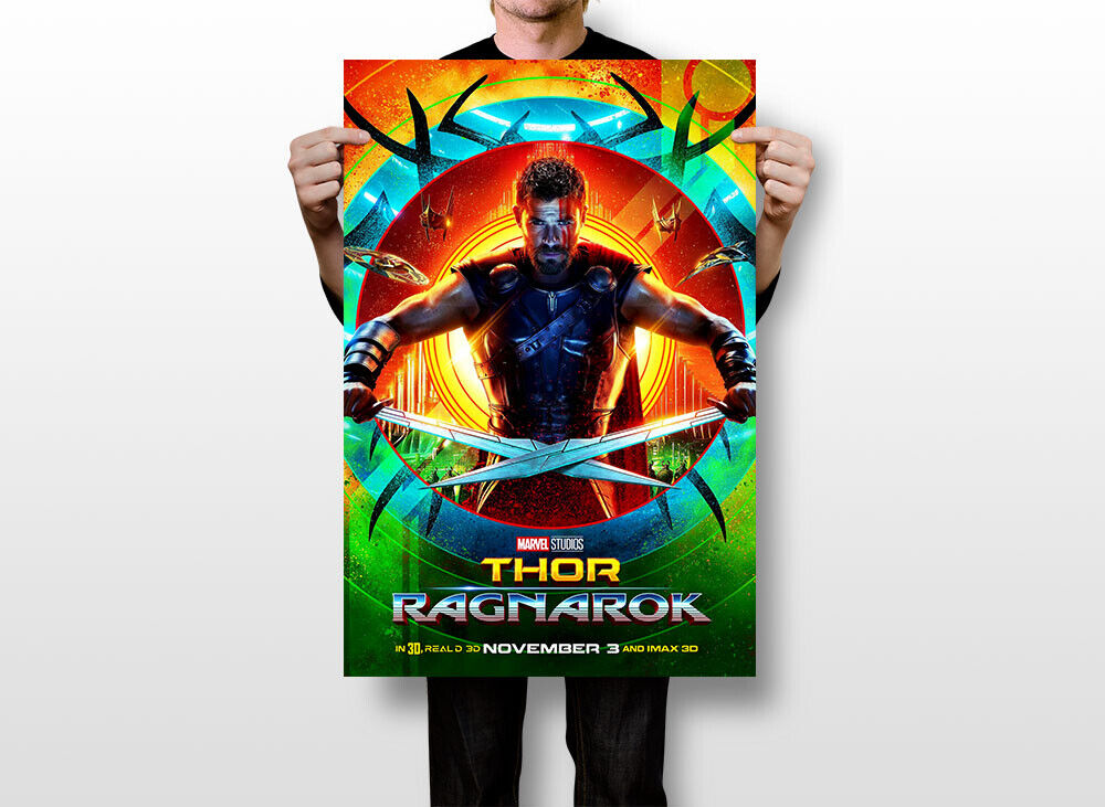 Thor Record of Ragnarok' Poster, picture, metal print, paint by