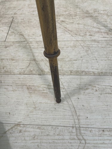 TAVOLINO SALOTTO DESIGN VETRO OTTONE LEGNO MIDCENTURY TABLE 1950 VINTAGE - Foto 18 di 24