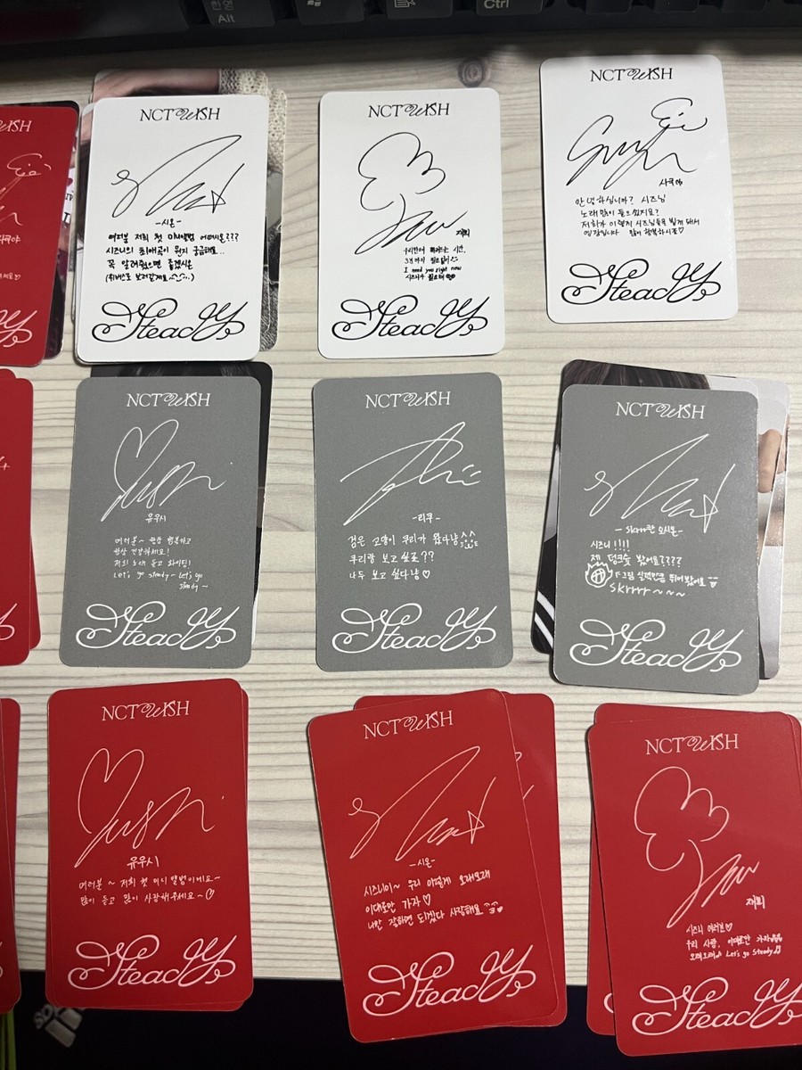 NCT WISH Official Photocard [STEADY] - 1 Pick of 12 Type YUSHI