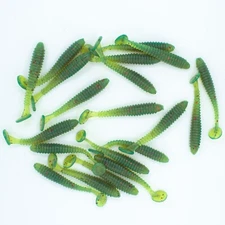 FlipFlop N'Socks 2" Paddle Tail Perch Baits Soft Plastic Hand Poured in USA